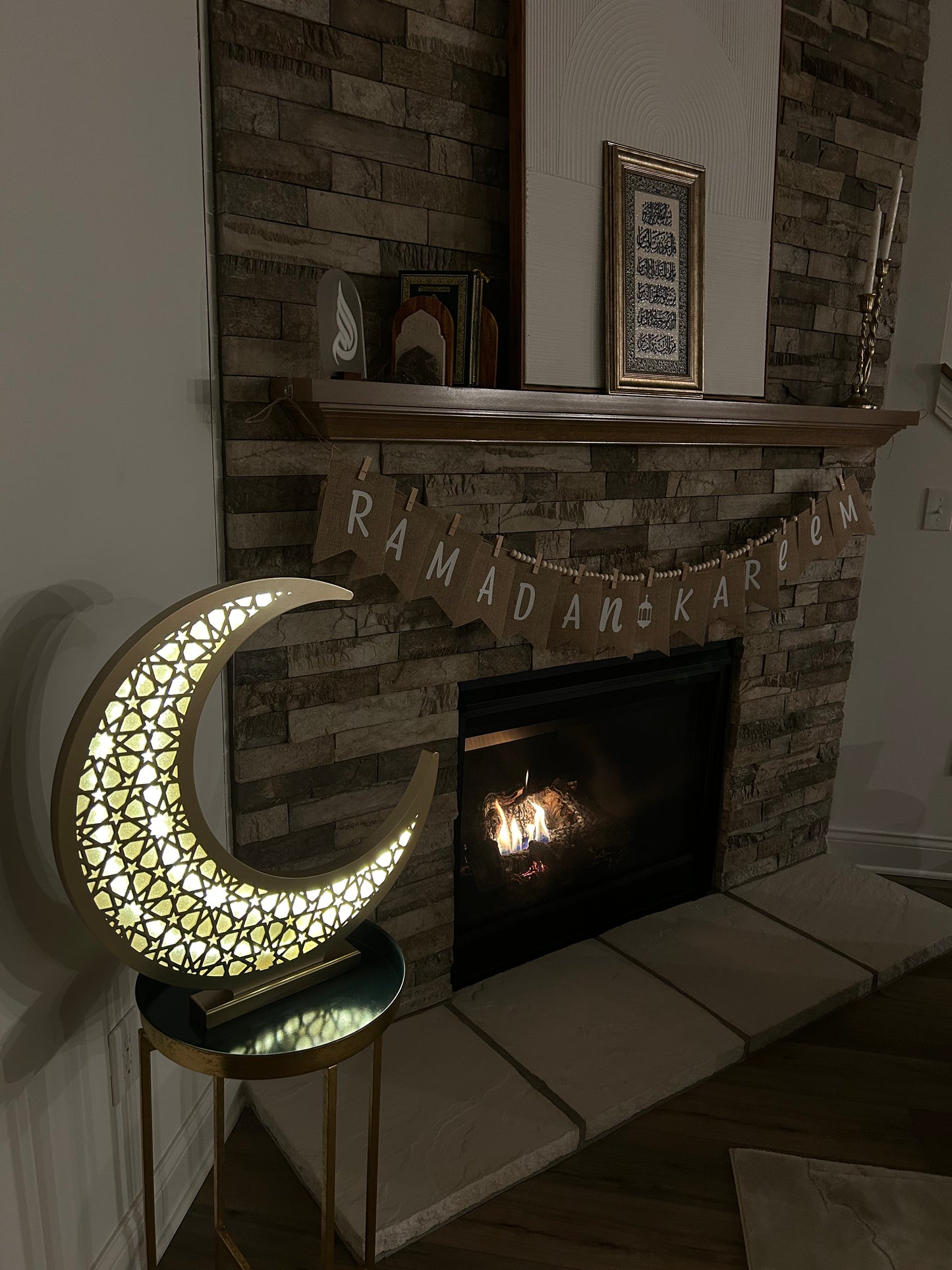 Crescent Moon LED Lamp