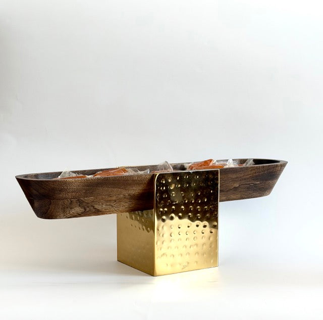 Golden Root Elevated Serving Bowls